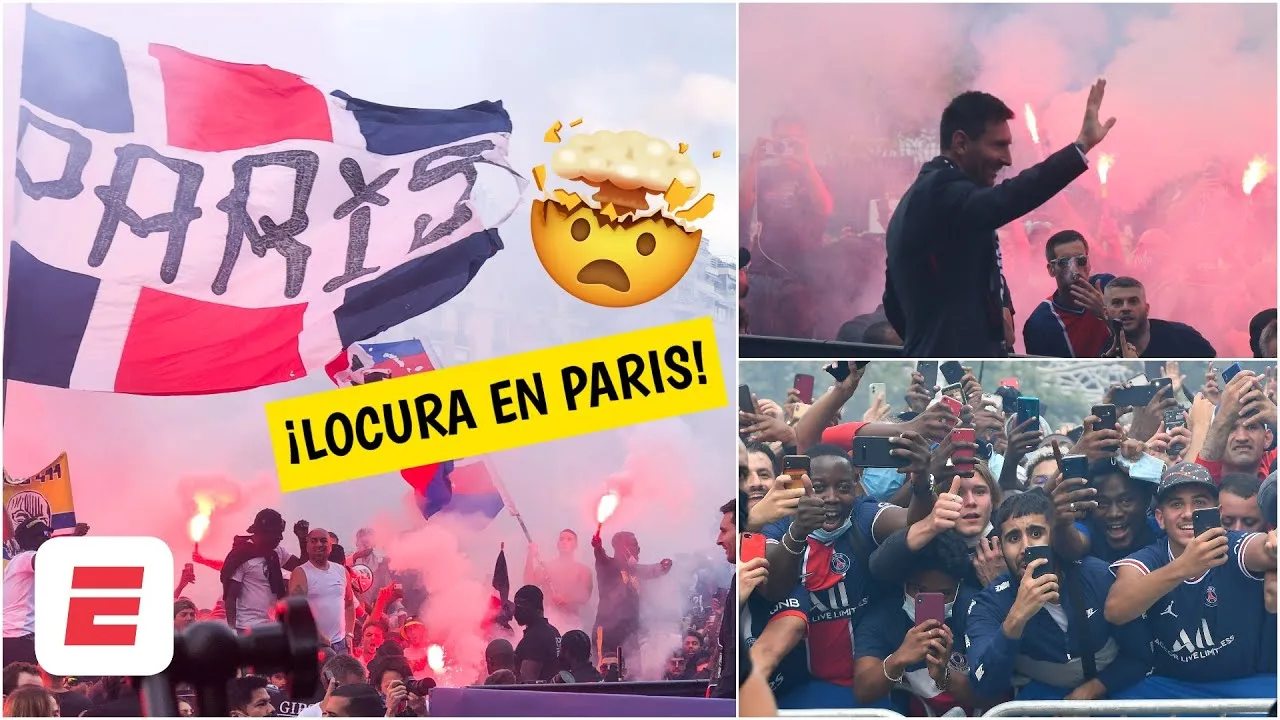 ¡LOCURA en PARÍS con la llegada de Messi! Los fanáticos del