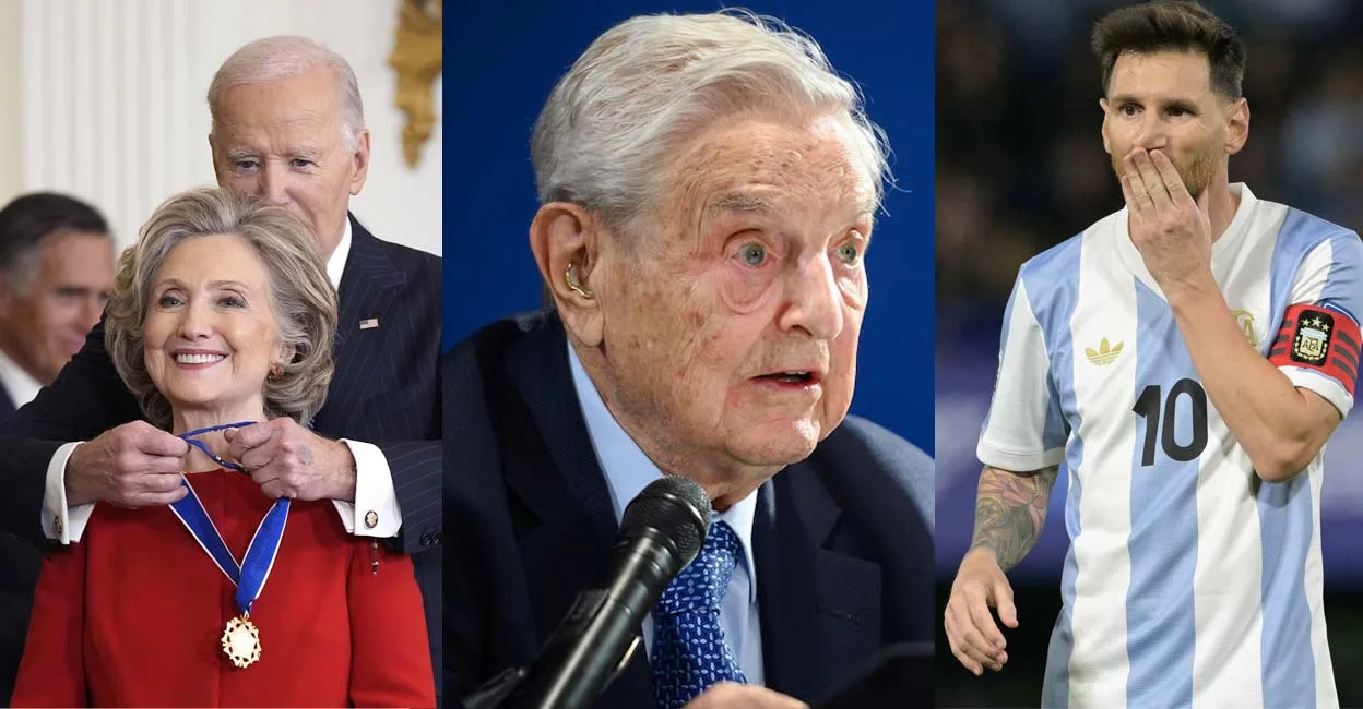 Hillary Clinton, Lionel Messi et George Soros reçoivent la plus haute distinction civile américaine | Nouvelles du monde