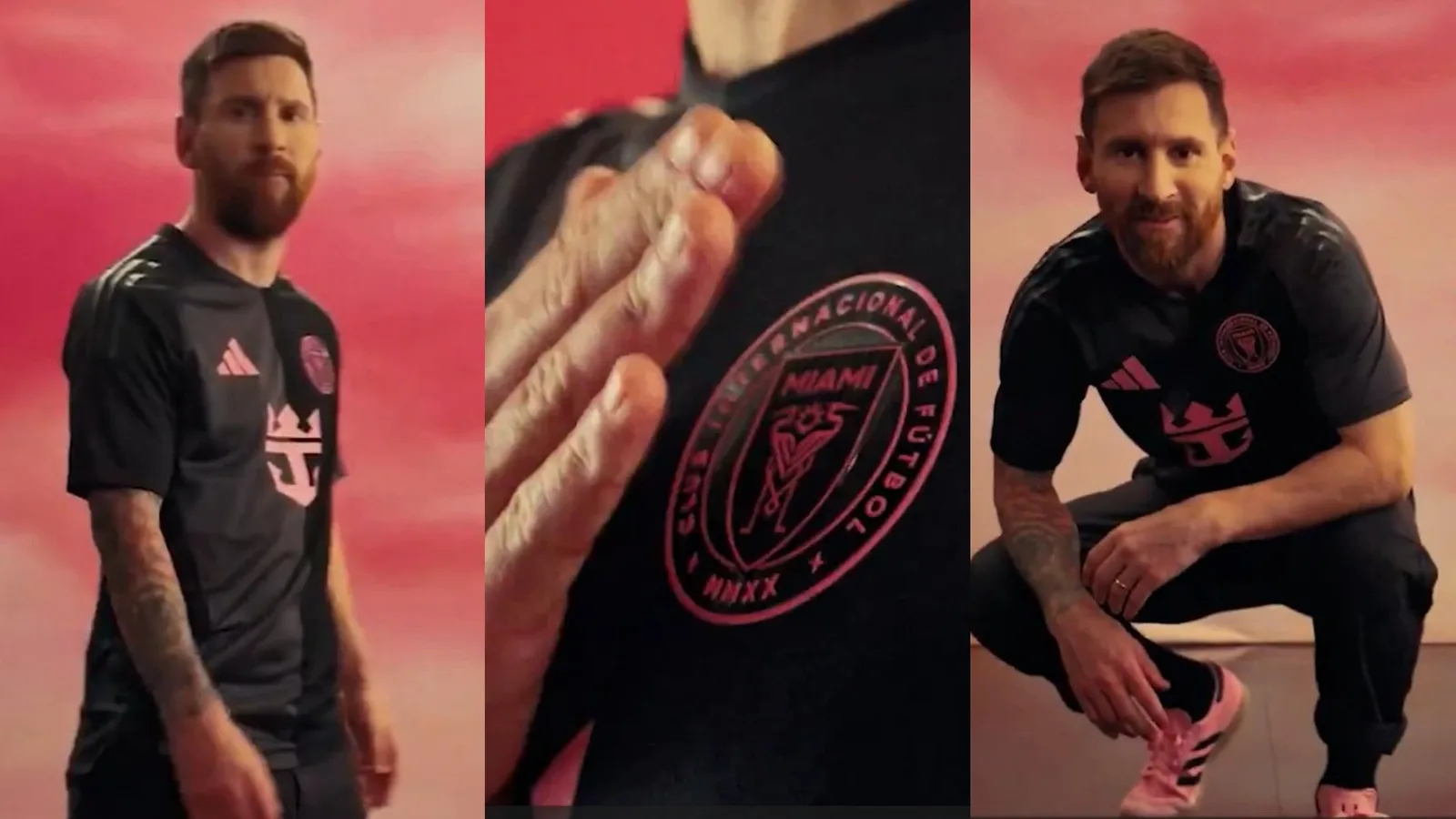 Voici comment Leo Messi a présenté le nouveau maillot de l’Inter Miami : le rose est oublié