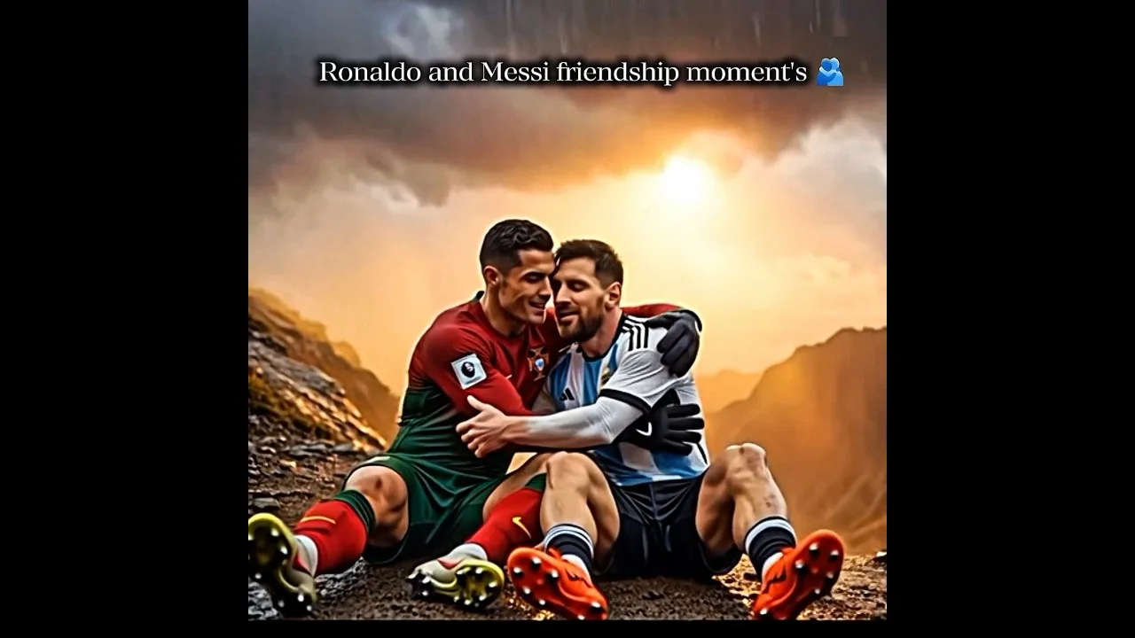 « Ronaldo aide Messi à se relever | Histoire de football émotionnelle »#Ronaldo#Messi#CR7#LeoMessi#FootballStory