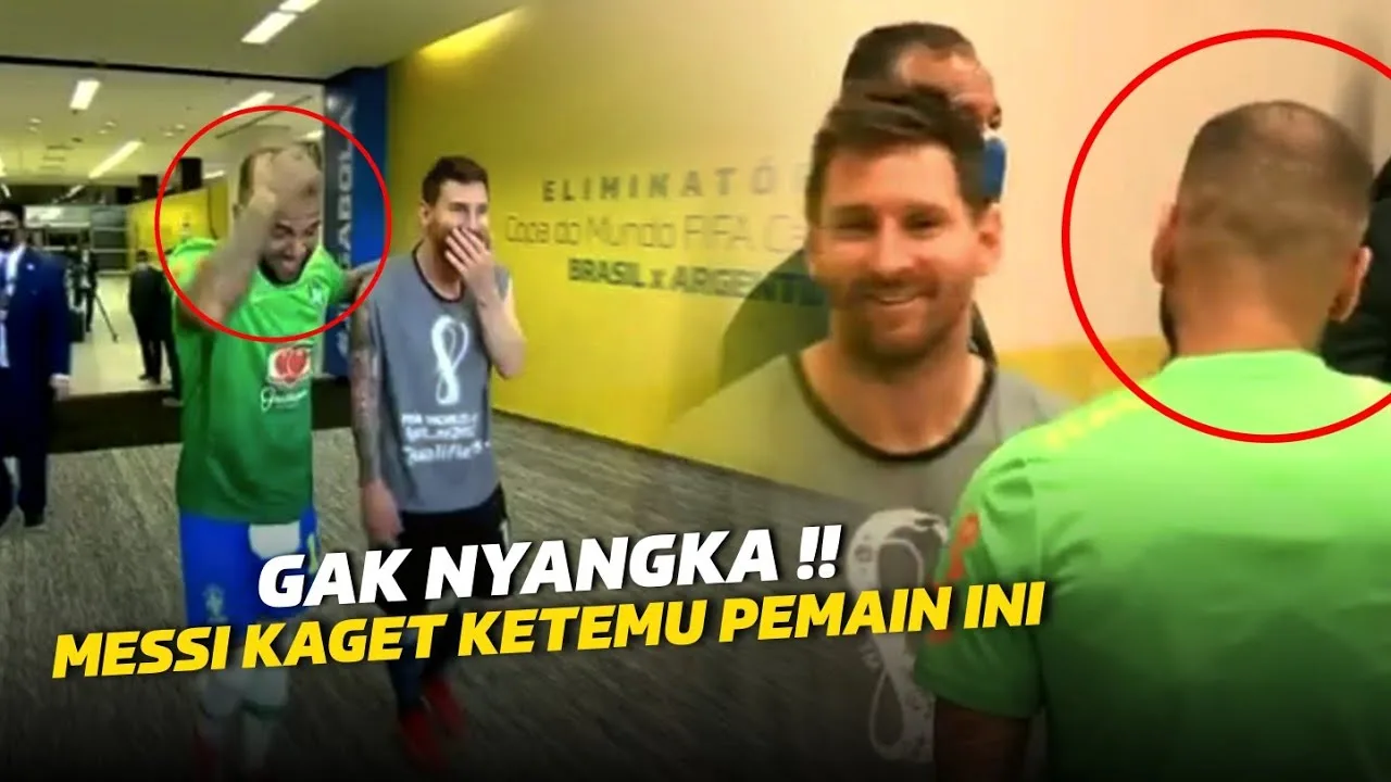 KAGET KETEMU MANTAN PREMAN BARCALihat Ekspresi Leo Messi