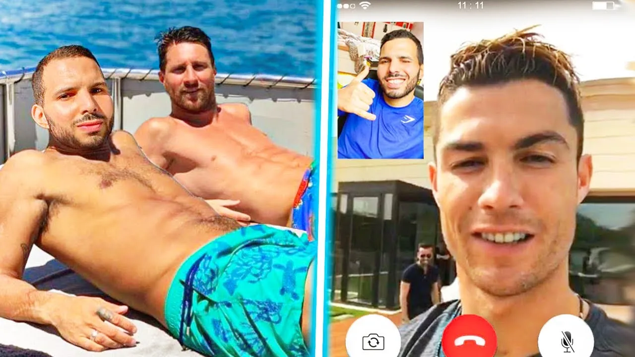 JE FAKE D'ÊTRE POTE AVEC LIONEL MESSI ET CRISTIANO