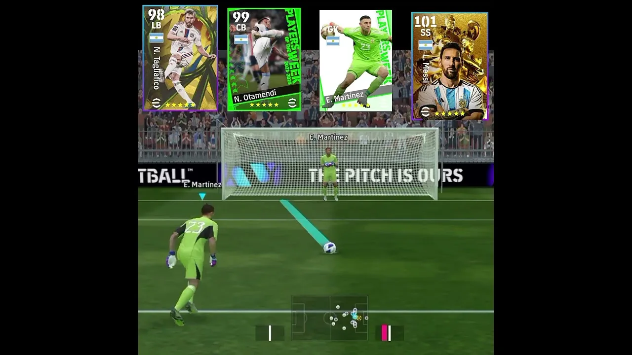 Leo Messi Vs Team Player Palenty Kick Competition #shorts