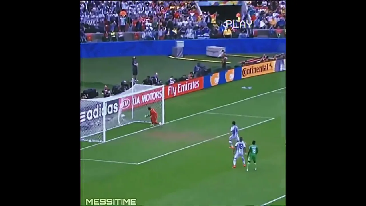 Leo Messi with Argentina makes difference