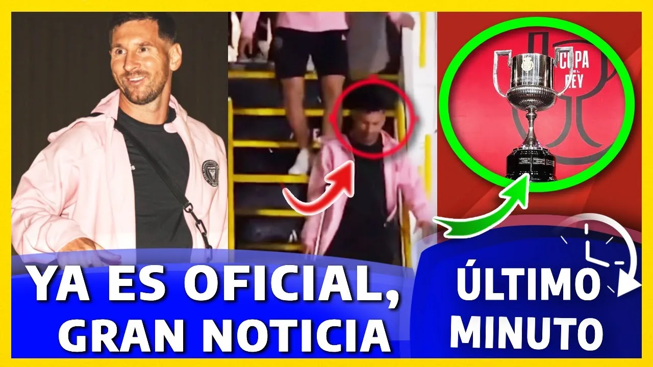 ¡OFICIAL! ÚLTIMA HORA de LEO MESSI MALA NOTICIA para el