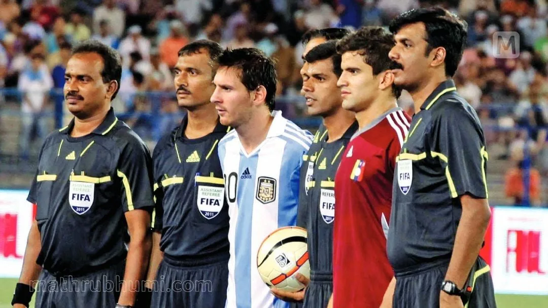 Rencontrez l’arbitre de Palakkad qui a assisté aux débuts de Lionel Messi en tant que capitaine de l’Argentine