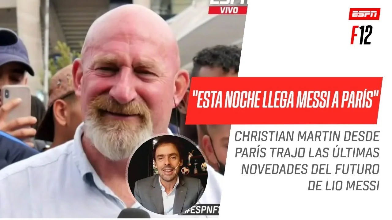 "ESTA NOCHE LLEGA A PARÍS": Christian #Martin con