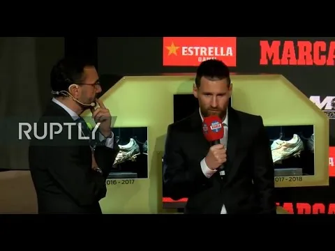 LIVE: Messi scoops sixth Golden Boot at Barcelona awards