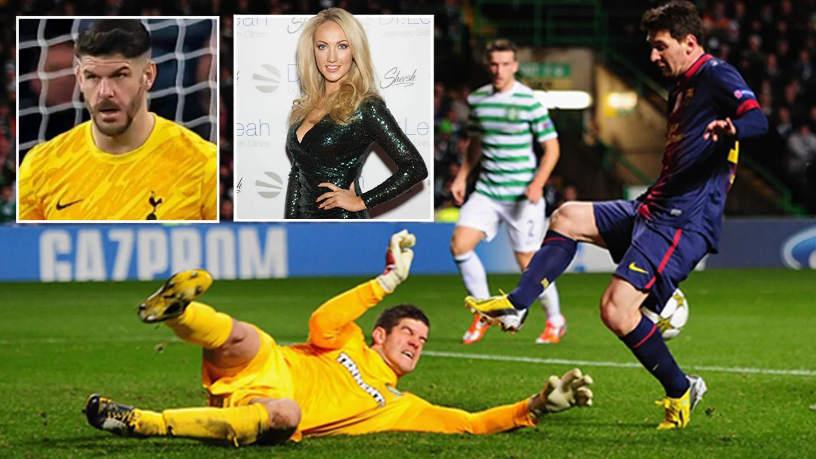 Le gardien de Tottenham, Fraser Forster, a été salué par Lionel Messi et ses ex incluent la star de l’apprenti et l’actrice de Neighbours.