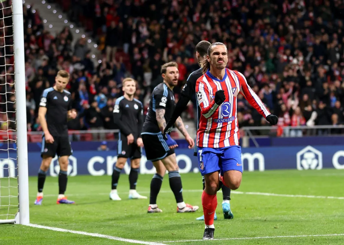 Antoine Griezmann rejoint Lionel Messi et Mo Salah dans un club exclusif avec un doublé de l’Atlético