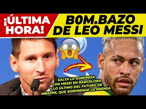 ¡B00M!BRUTAL NOTICIA de LEO MESSI ¿ NEYMAR MEJOR que CR7