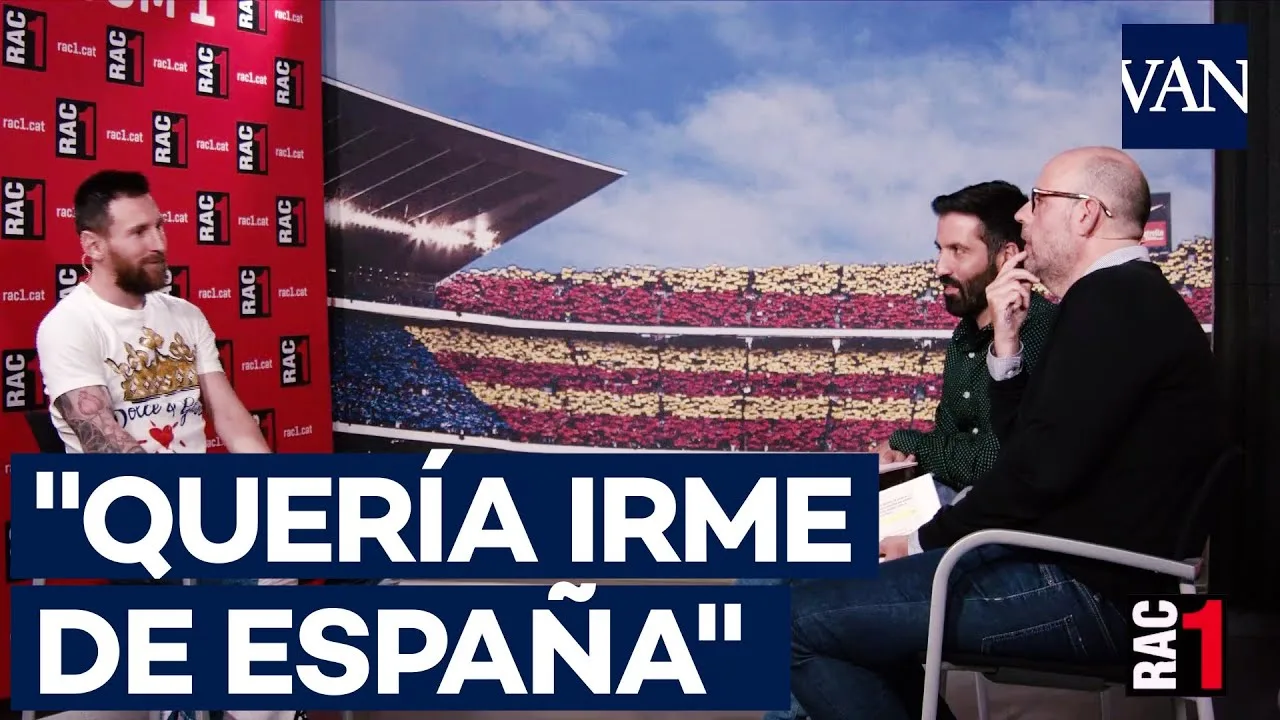 Messi: "No quería dejar el Barça, sino irme de