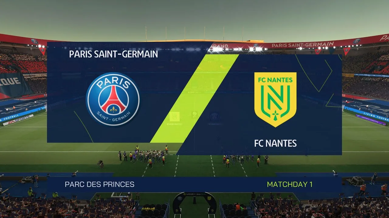 Lionel Messi / PSG vs Nantes / FIFA 21/ Ligue 1/ gameplay