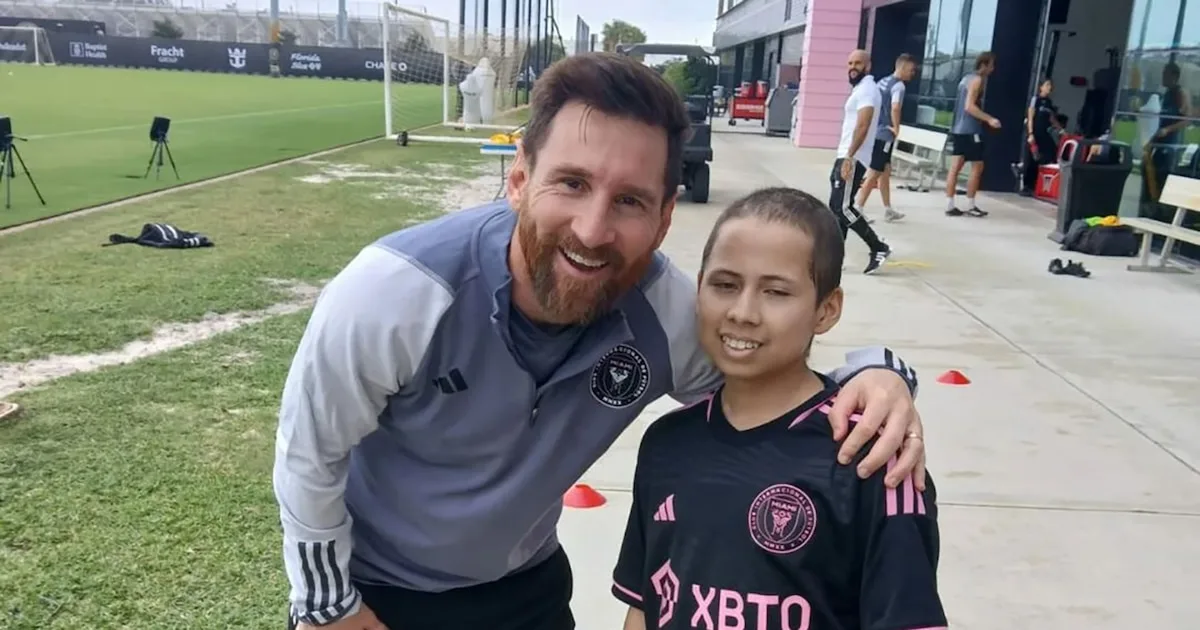 Le geste émouvant de Lionel Messi avec Mateo, un garçon de 14 ans atteint d’un cancer du cerveau