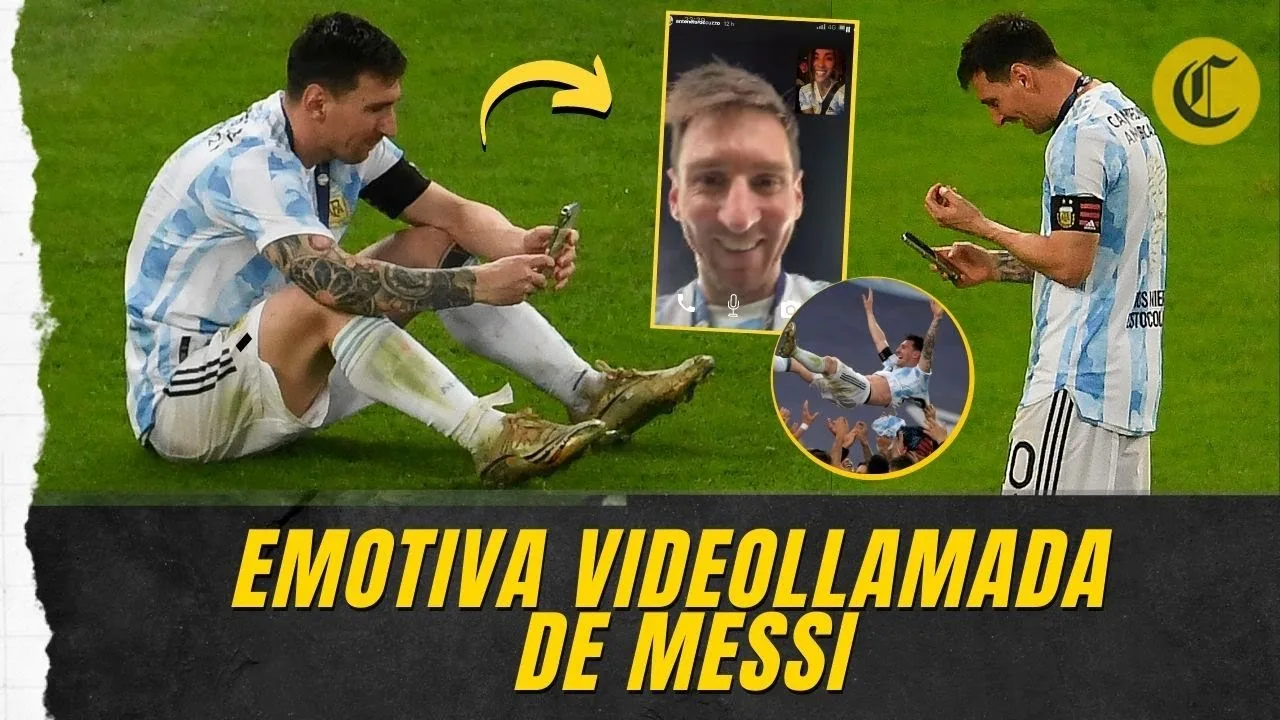 LIONEL MESSI y la emotiva VIDEOLLAMADA a su familia tras el