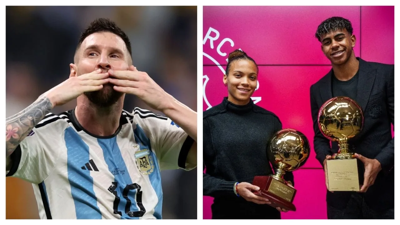 Lionel Messi félicite le prodige de Barcelone Lamine Yamal après la victoire du Golden Boy | Actualités footballistiques