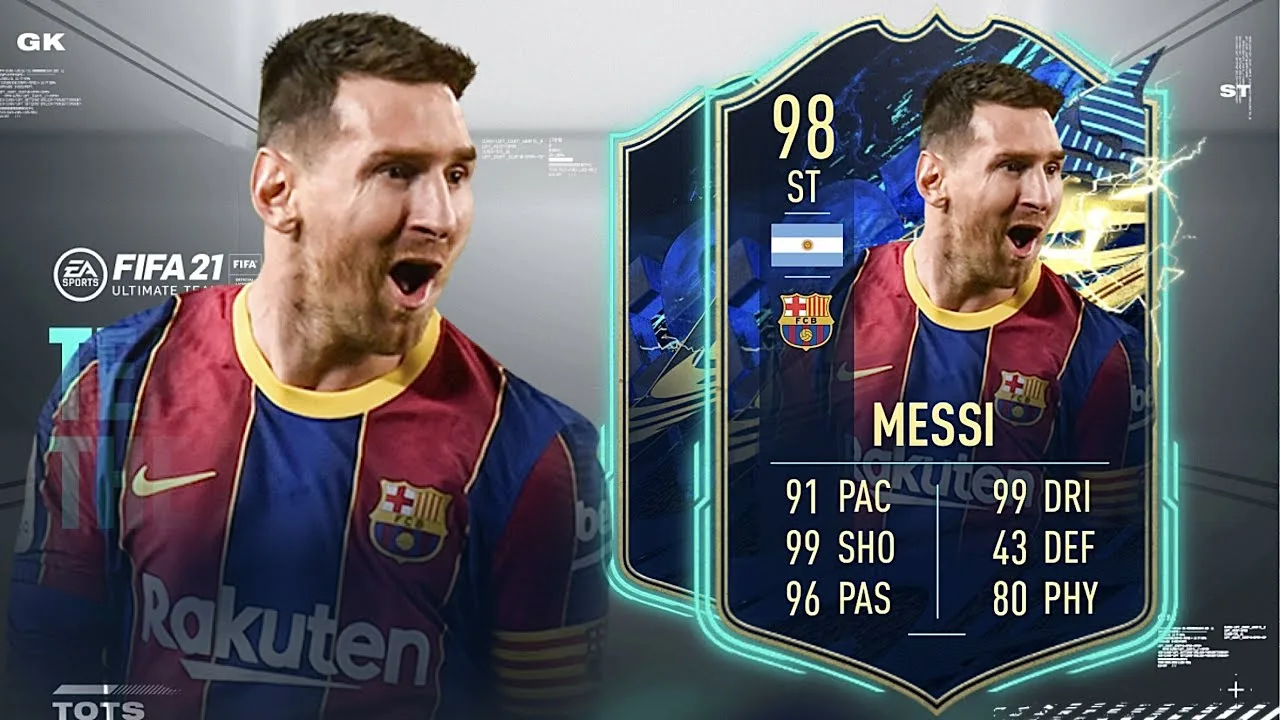 FIFA 21: LIONEL MESSI 98 TOTS PLAYER REVIEW I FIFA 21