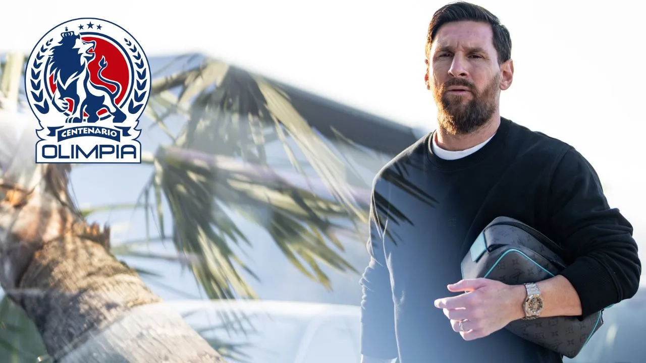 Lionel Messi donne de bonnes nouvelles à Olimpia avant leur match amical au Stade Olympique