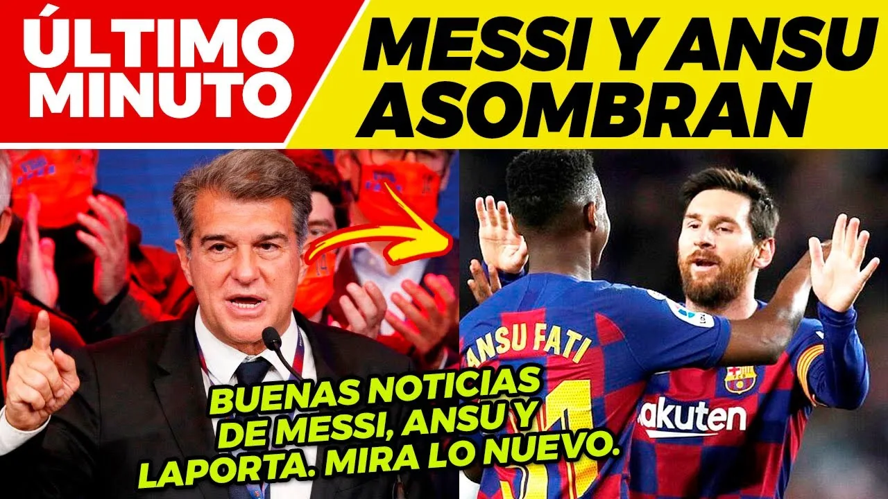 BRUTAL NOTICIA de LEO MESSI  NOTICIA SORPRESA de LAPORTA