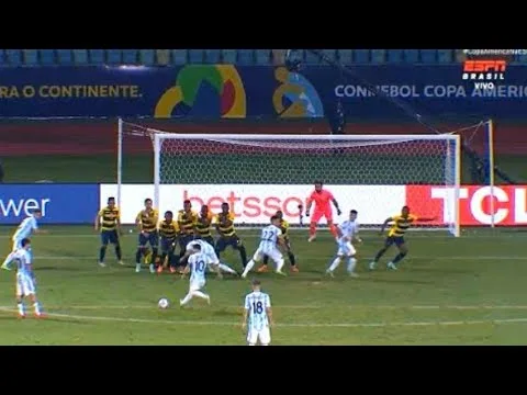 Lionel Messi vs Ecuador HD 720p (03/07/2021)| Copa América