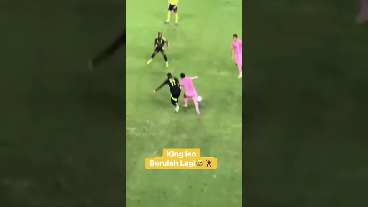 King Leo Messi menari di lapangan, GOAT emang beda. #messi #shorts
