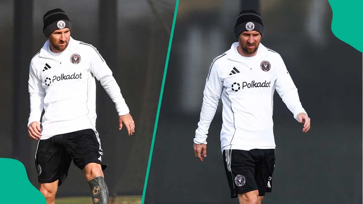 Lionel Messi découvre un nouveau look après avoir repris l’entraînement de l’Inter Miami avant la nouvelle saison MLS