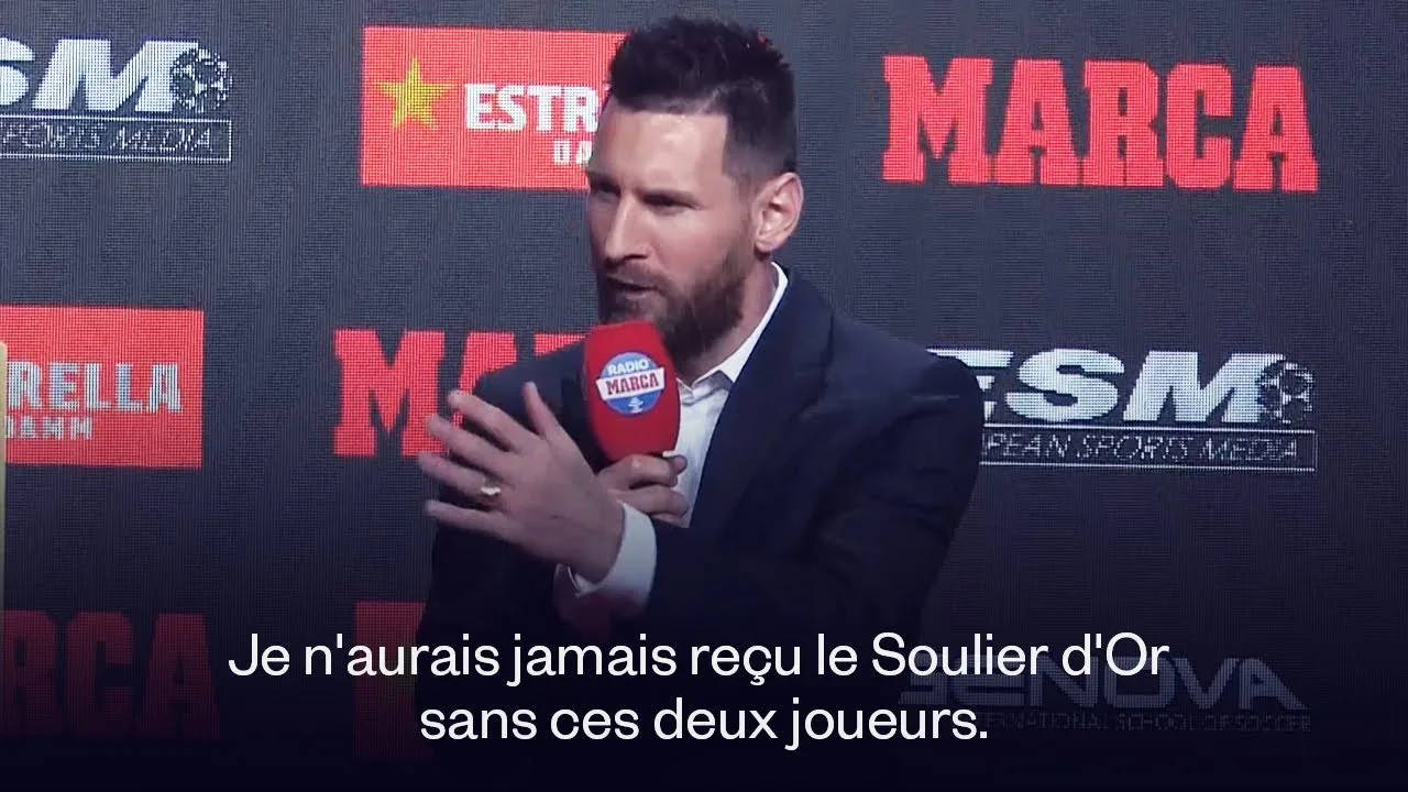 Lionel Messi révèle les deux joueurs qui l'ont le plus