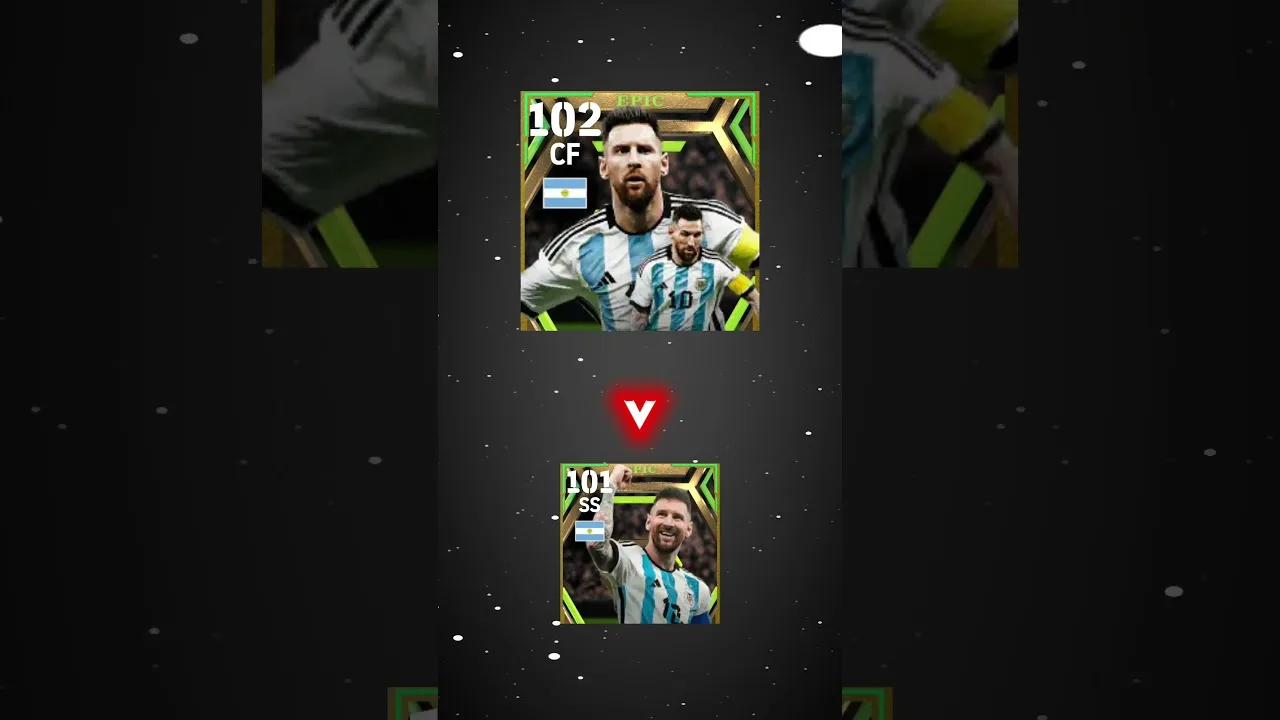 Leo Messi Which Card Is Better #shortvideo #ytshort