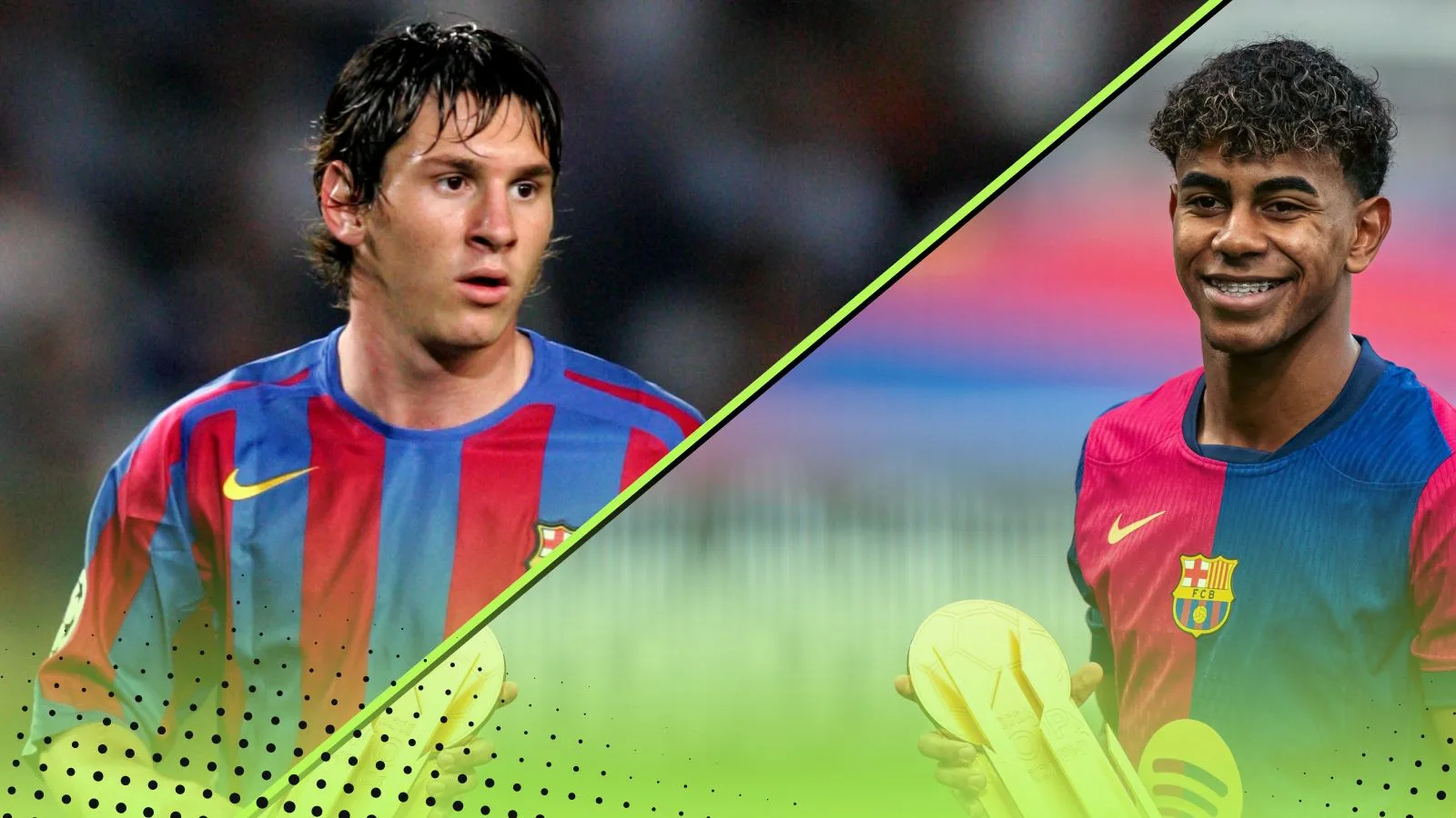 Les statistiques incroyables derrière la folle avance de Lamine Yamal sur Lionel Messi