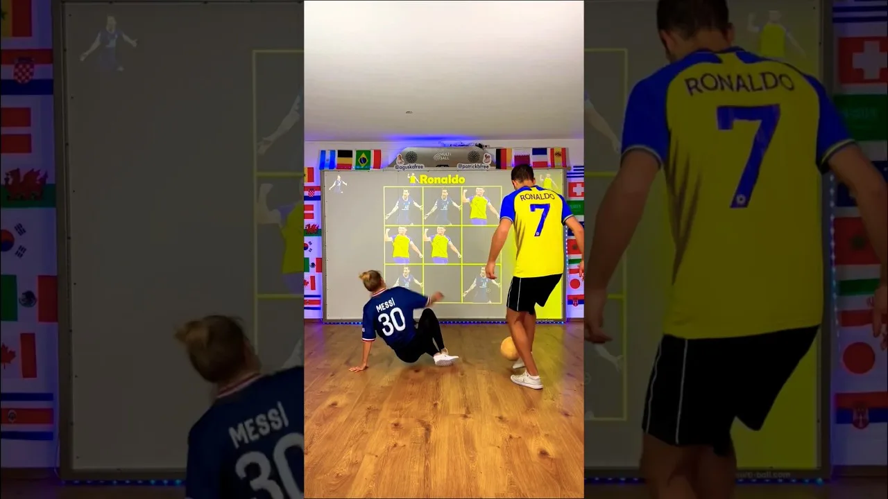 RONALDO vs MESSI do you agree? #tictactoe #match