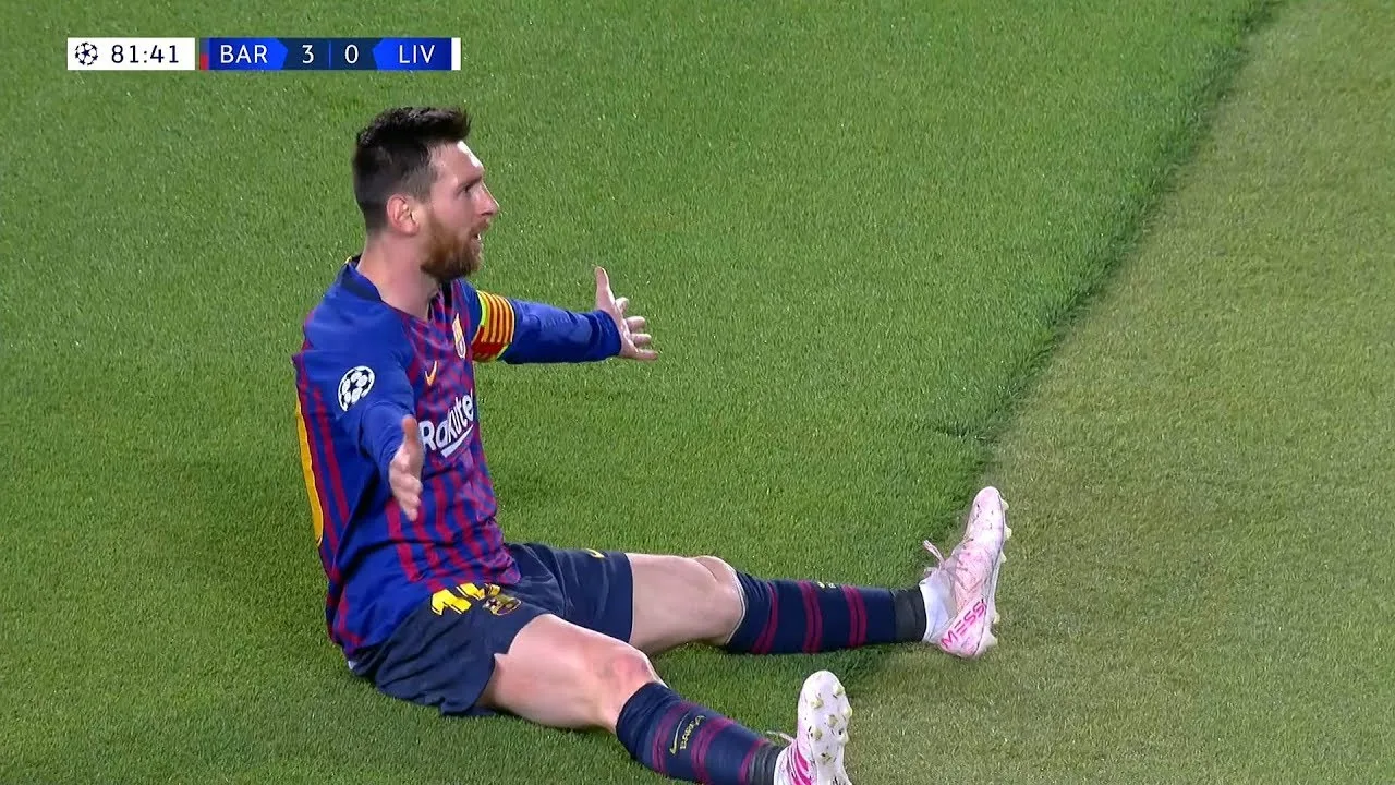 Lionel Messi vs Liverpool (UCL) (Home) 2018-19 English
