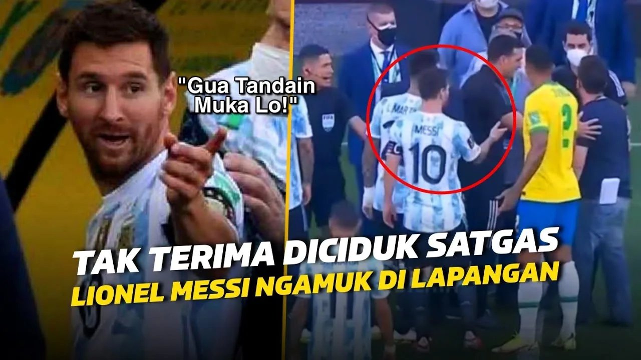DIGREBEK POLISI BRAZILTertangkap Kamera, Lionel Messi