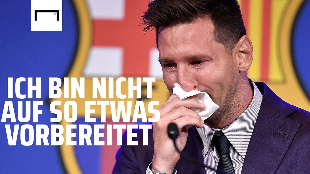 "Ich bin wie gelähmt" – Lionel Messi verabschiedet