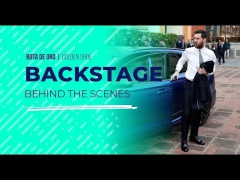 El backstage de la quinta bota de oro de Messi