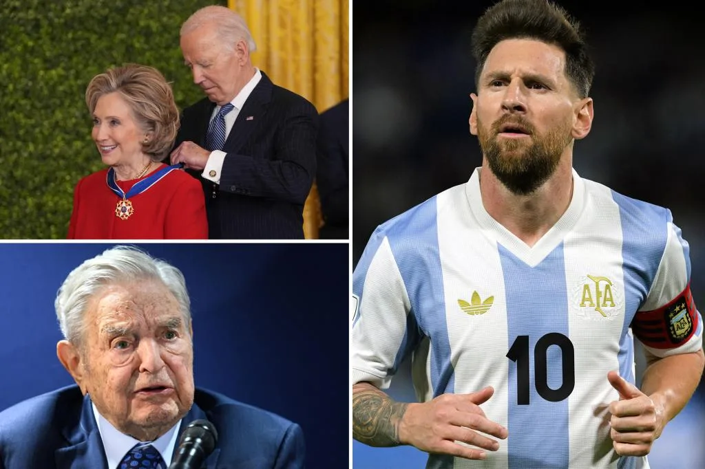 Lionel Messi saute la cérémonie de la Médaille de la liberté de Biden alors que les récompenses de Clinton et Soros suscitent l’indignation