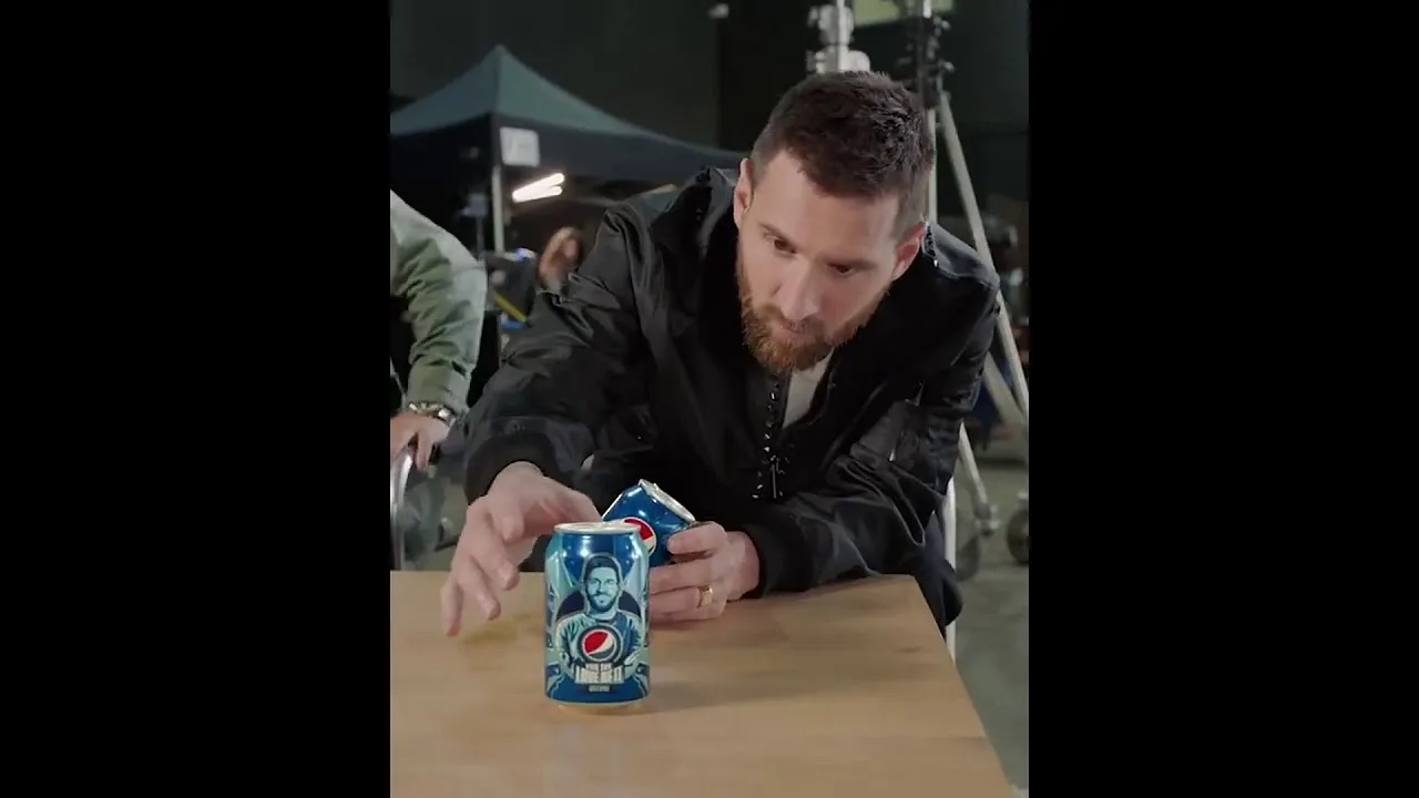 Lionel Messi Bottle Balance Trick