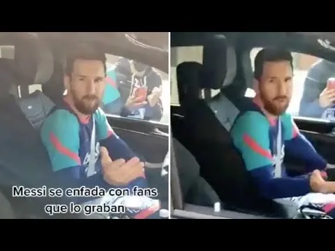 Lionel Messi Angry At Barcelona Fan 😱