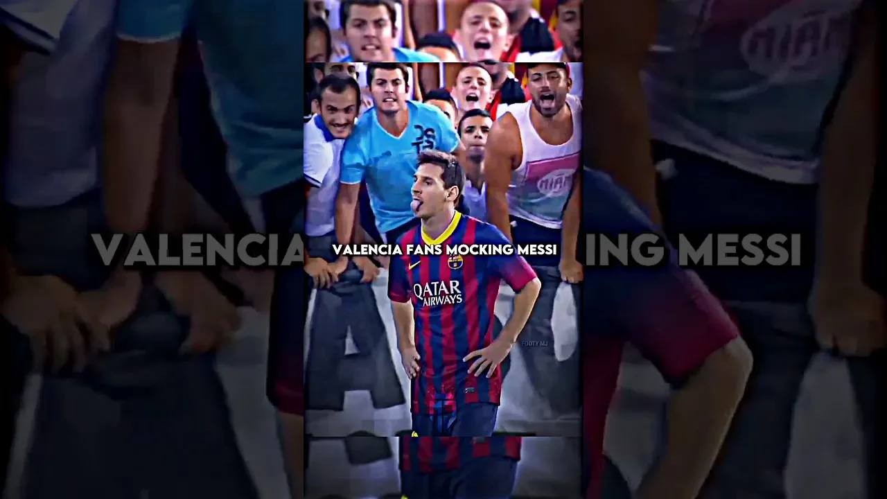 Messi Revenge on Valencia fans #football #shorts #football