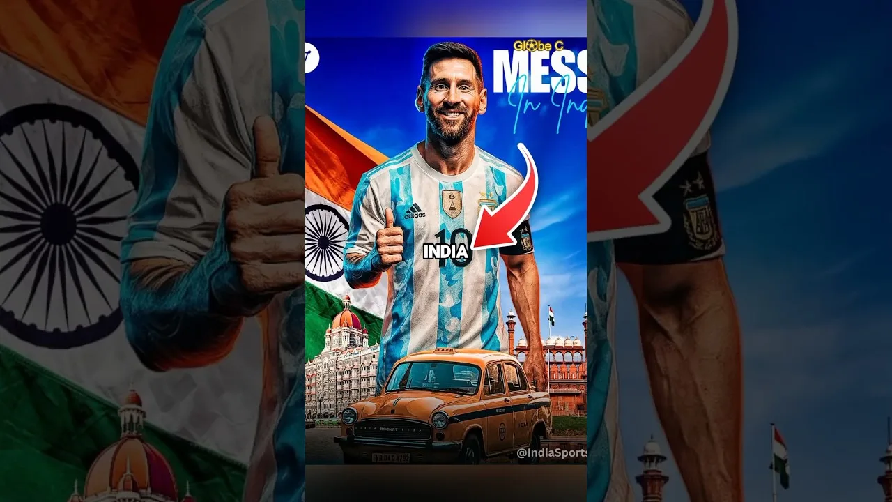Pourquoi Messi retourne en Inde après 14 ans 🇦🇷🇮🇳