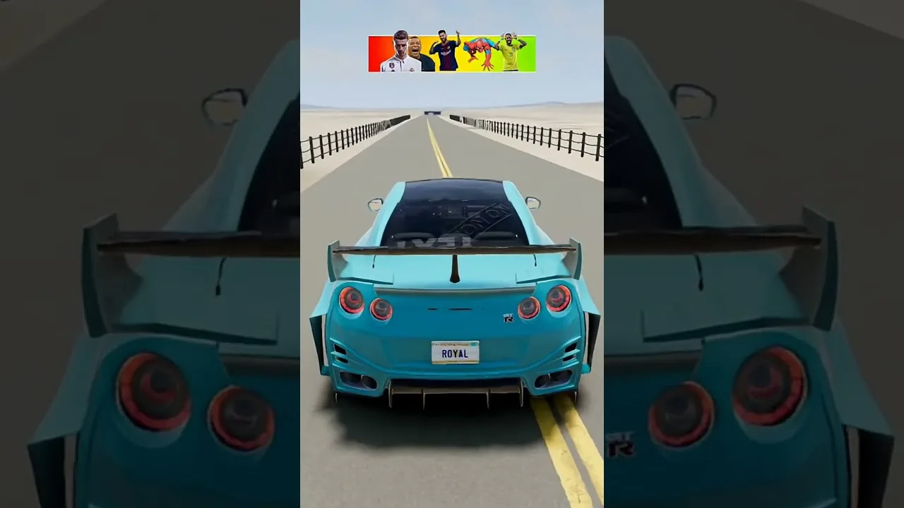 Mbappe❌ Leo messi❌ sipiderman❌ Neymar jr❌ Cr Ronaldo✅ #beamngdrivemods #automobile #automobile #shor