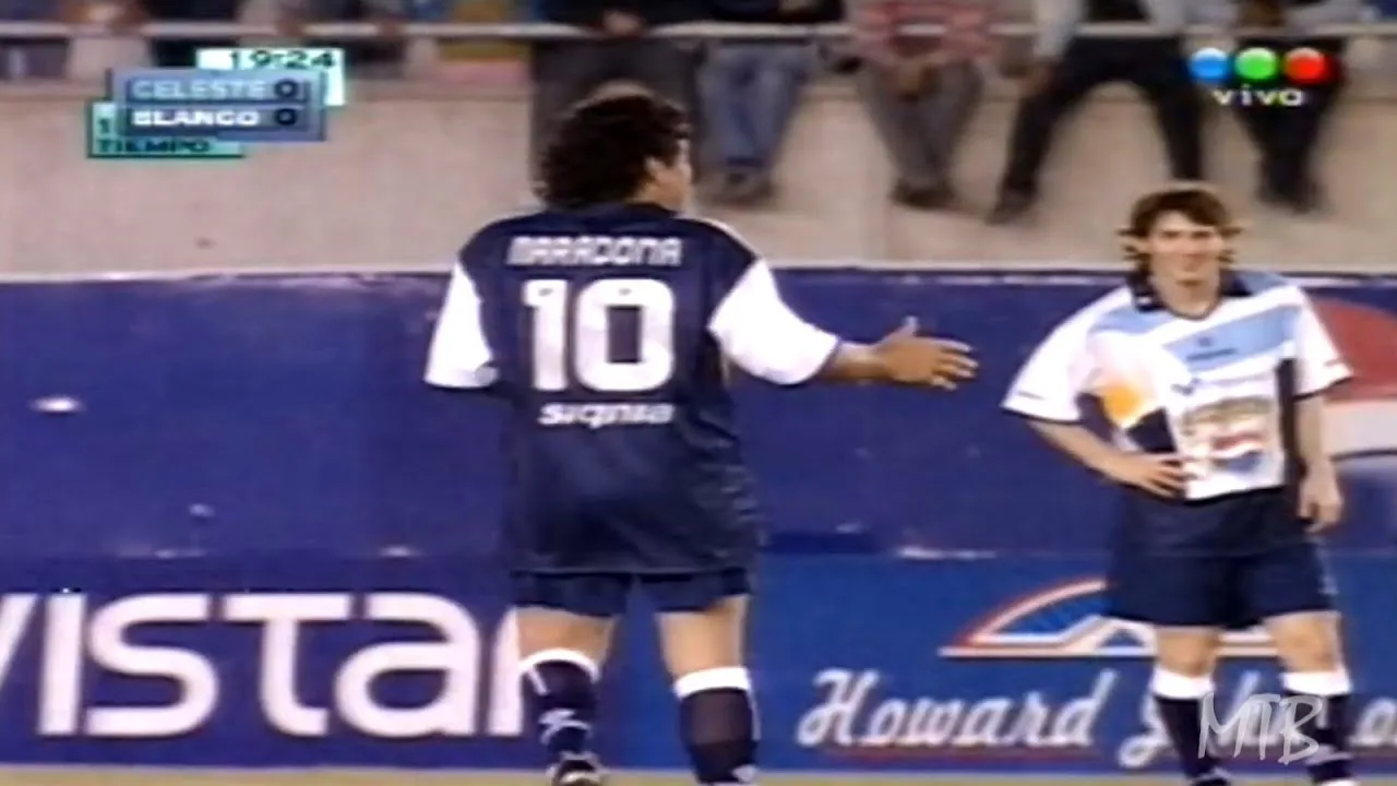 The Day Maradona & Messi Were Teammates 🐐🐐