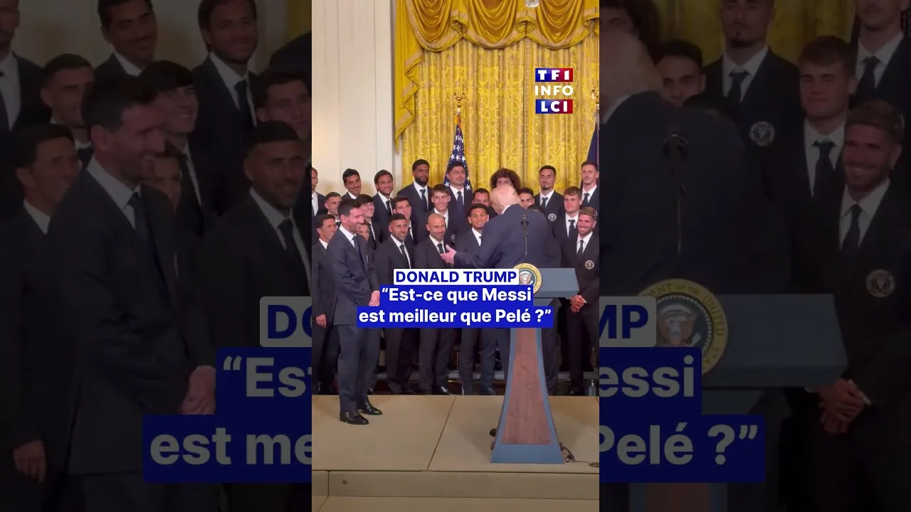 Donald Trump – Lionel Messi : « Est-ce qu’il est est meilleur que Pelé ? »|TF1 INFO