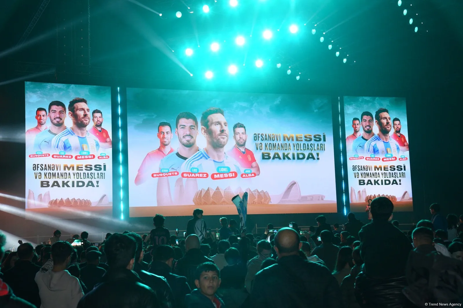 Bakou, en Azerbaïdjan, accueille l’illustre Lionel Messi et son équipe d’étoiles (PHOTO)