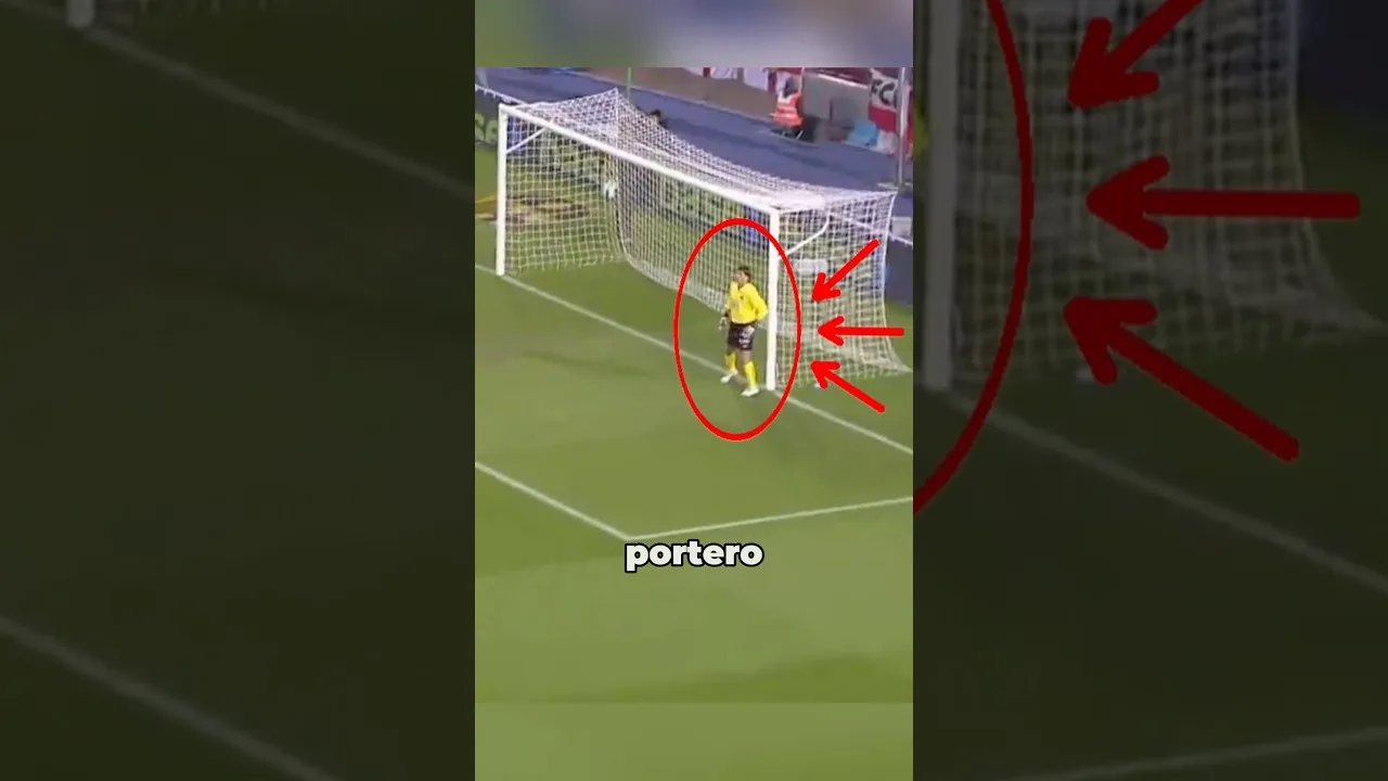 Cuando Lionel Messi sorprendió a todos con un tiro imposible #futbol #realmadrid #messi #cr7