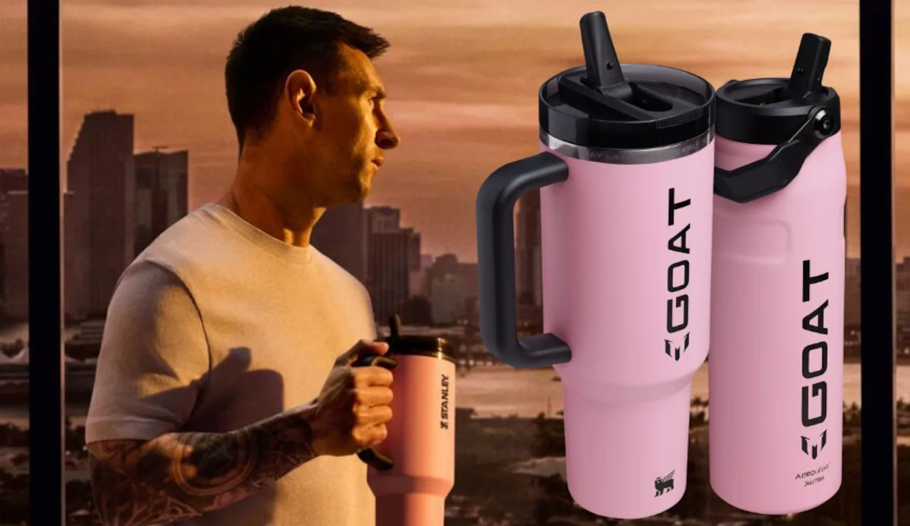 Stanley s’est associé au grand footballeur Lionel Messi pour la nouvelle collection GOAT. Voici quand vous procurer les légendaires gobelets roses