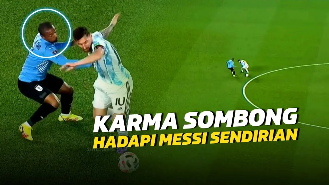 MALUNYA SAMPE 90 MENITBegini Cara Leo Messi Beri Pelajaran