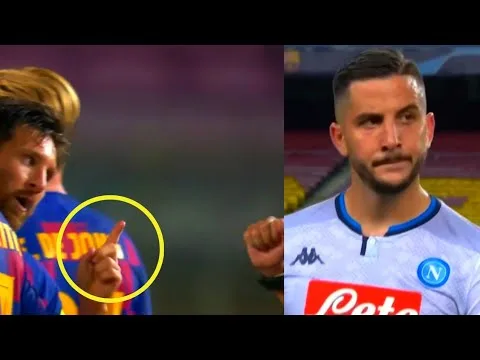 Lionel Messi REFUSED to Handshake with Manolas and the
