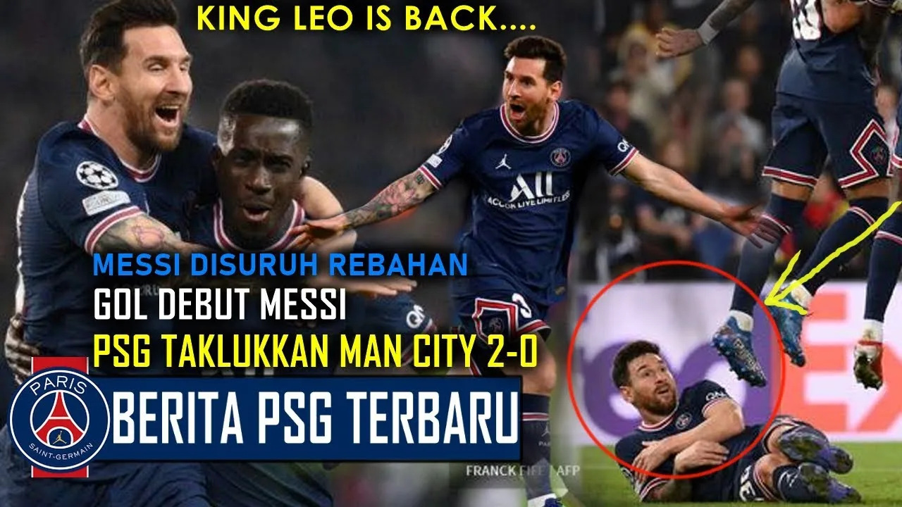 HE'S BACK…Gol Debut Lionel Messi berseragam