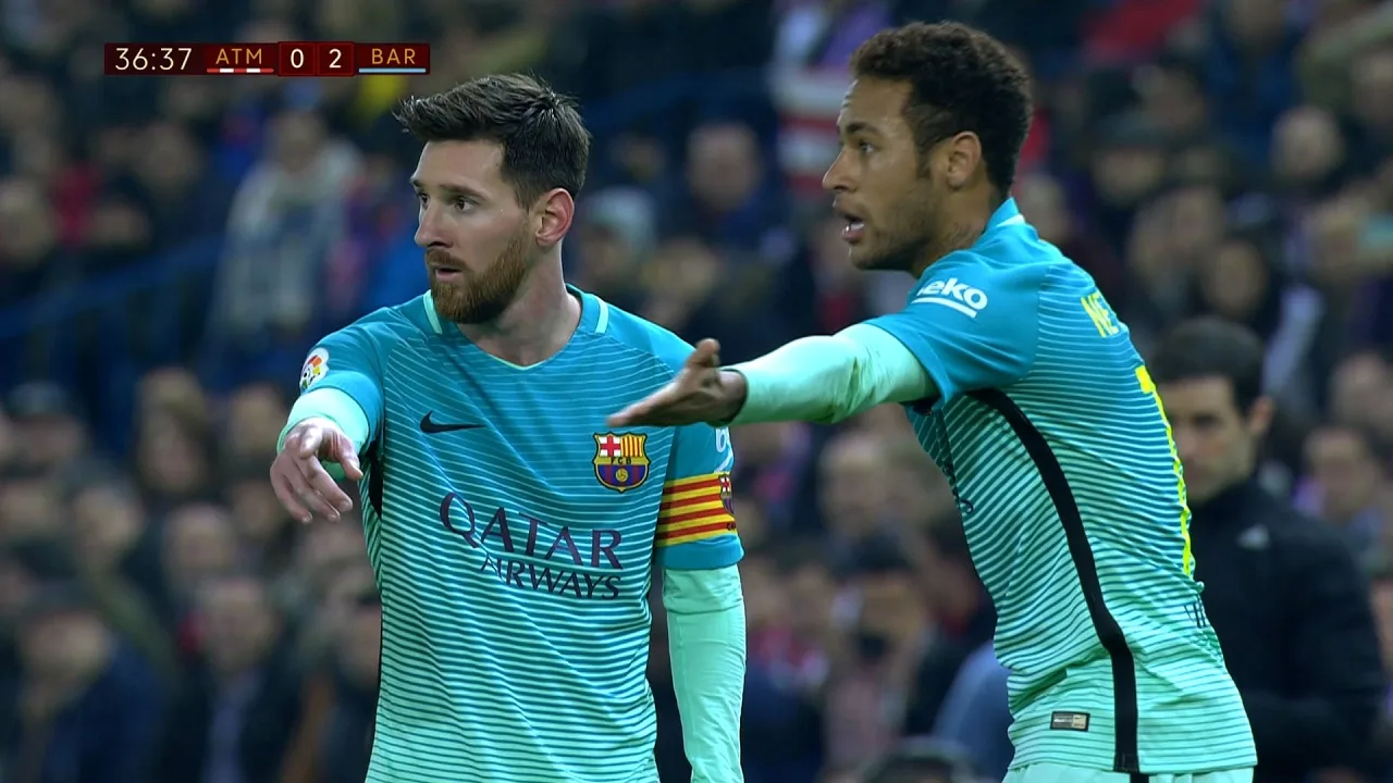 Lionel Messi vs Atletico Madrid (Away) 01/02/2017 HD 1080i