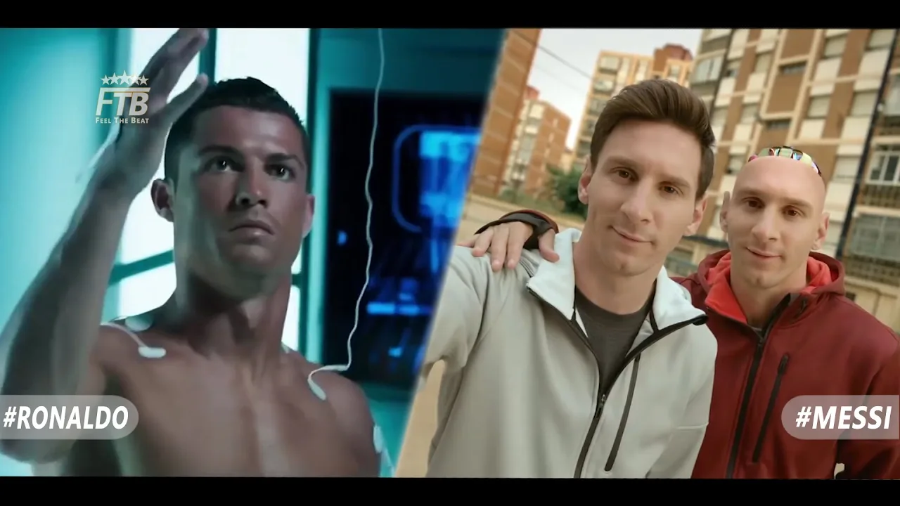 Cristiano Ronaldo ● Lionel Messi ● Best Robot Commercials